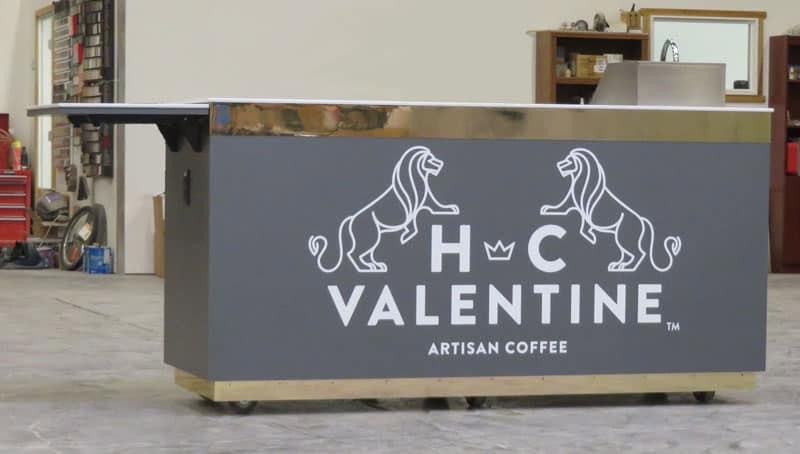 Fairmont DC Coffee Cart custom coffee espresso cart