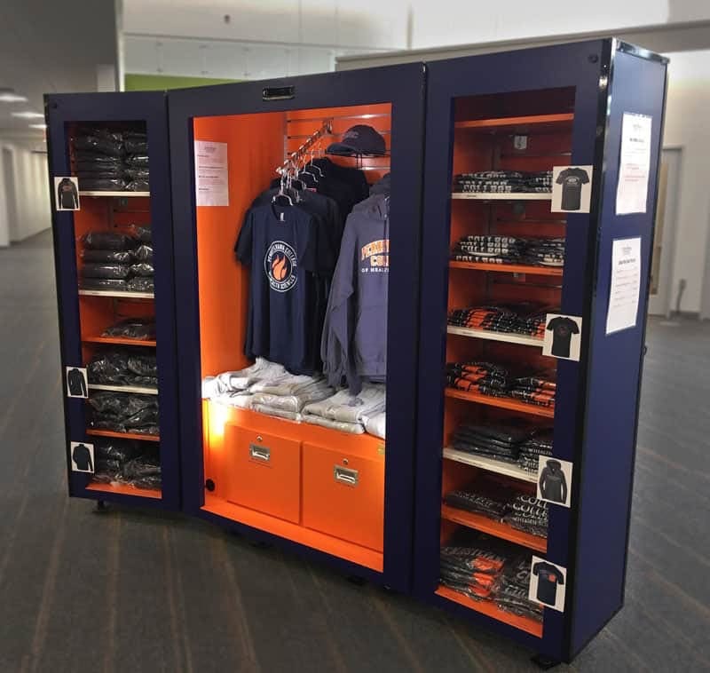 Secure Retail Kiosk retail merchandising unit fabricator