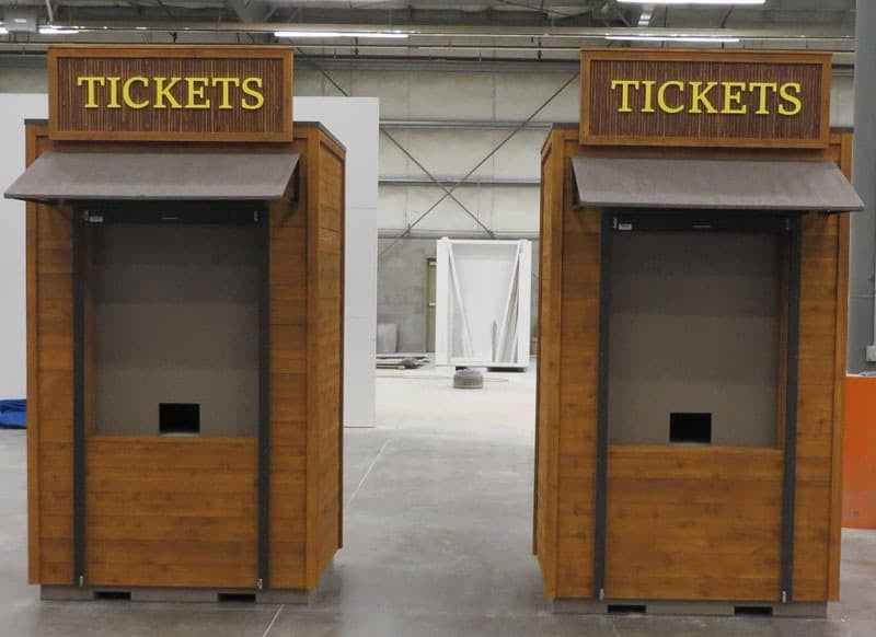 Kansas City Zoo Ticket booth custom ticket booth