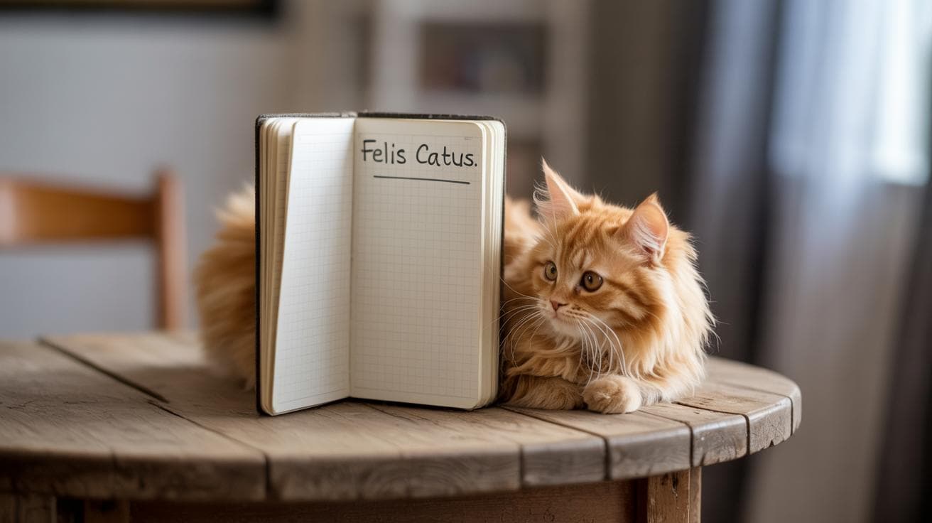 - How to write, format, and pronounce the scientific name Felis catus.jpg