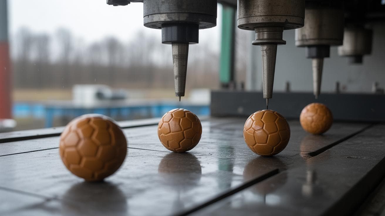 - Production processes used to make unbreakable cat balls injection molding, rotational molding, compression and transfer molding.jpg