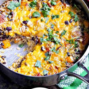 One-Skillet Vegetarian Burrito – Gluten-Free