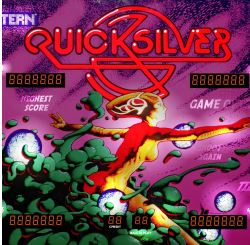 Quicksilver Pinball Backglass