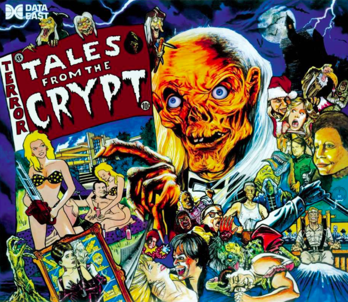 Tales from the Crypt Pinball Backglass