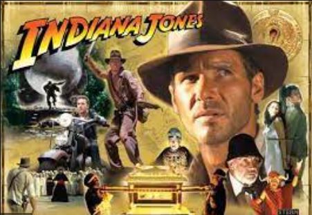 Stern Indiana Jones Pinball Translite