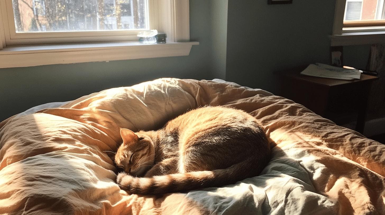 Understanding Why Cats Sleep at Your Feet Warmth, Security, and Bonding-2.jpg