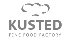 Kusted fine food factory logo