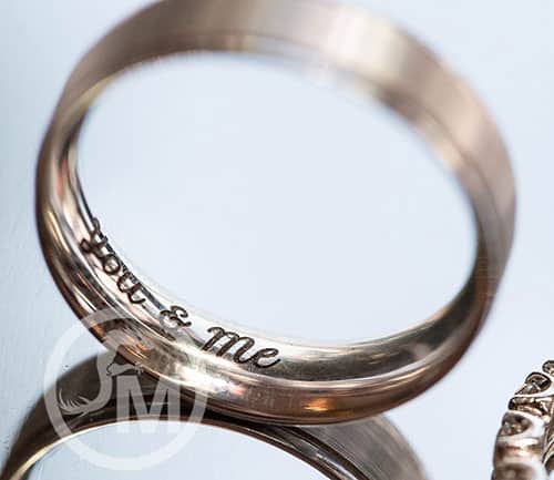 Grabado laser en anillo Grabado laser en anillo