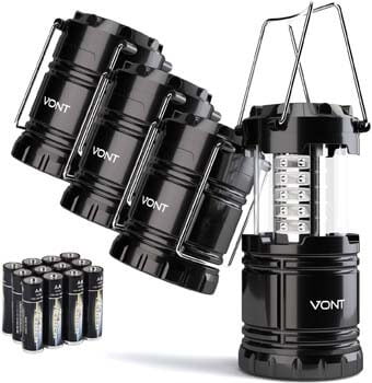 1: Vont 4 Pack LED Camping Lantern