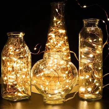 7: GDEALER TS11 4 Pack 16.4 Feet 50 Led Fairy Lights