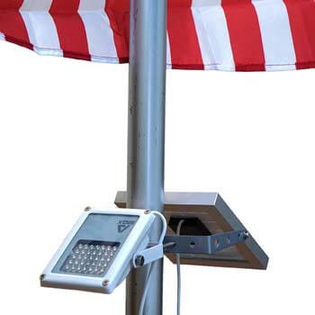 9: Alpha 180X Flag Pole Light (Warm White LED)