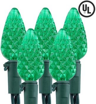 7: Brizled Upgrade Faceted C5 LED String Lights