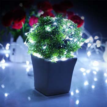 2: YIHONG 4 Set Fairy Lights Battery Operated Christmas String Lights