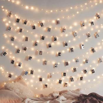 1: Twinkle Star 200 LED 66 FT Copper String Lights