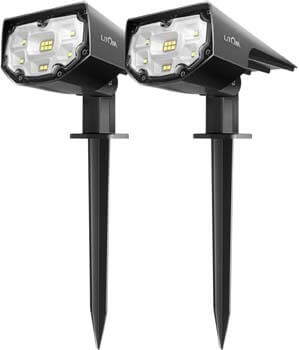 1: LITOM 12 LEDs Solar Landscape Spotlights