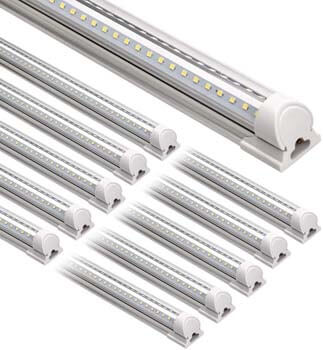 4: Barrina LED Shop Light, 8FT 72W 9000LM 5000K, Daylight White