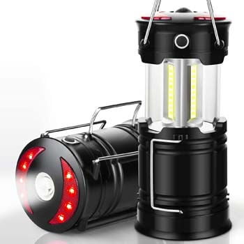 6: EZORKAS 2 Pack Camping Lanterns