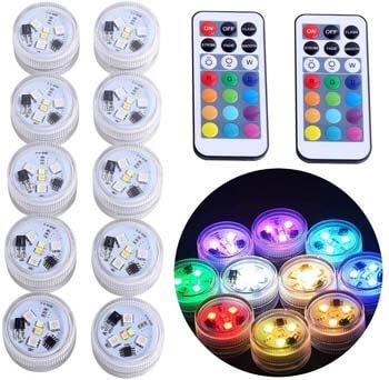 8: KUCAM Waterproof LED Tea Lights Candle