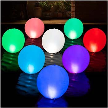 3: HAPIKAY Solar Floating Pool Lights