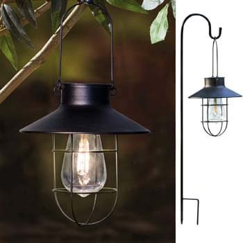 9: EKQ ROJOY Hanging Solar Lights Lantern Lamp