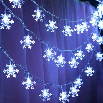 5: KFK 32.8ft Snowflake Lights String