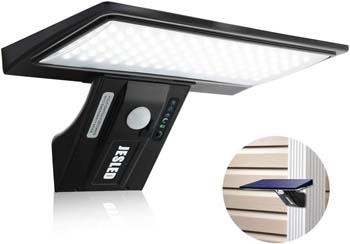 10: JESLED Solar Flood Lights Outdoor Motion Sensor