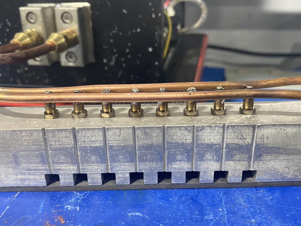 induction brazing of steel spool bodies induction brazing of steel spool bodies