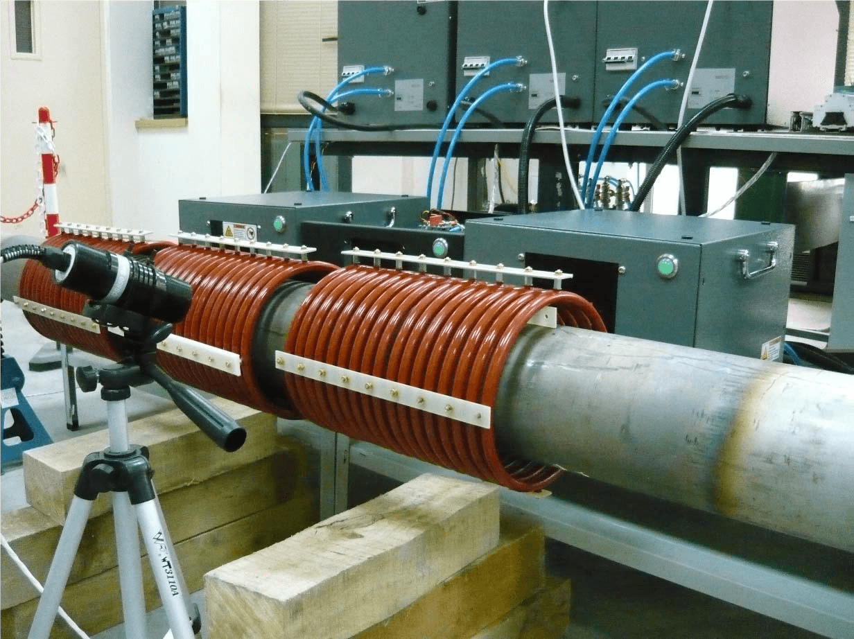 zone induction heating set up zone heating