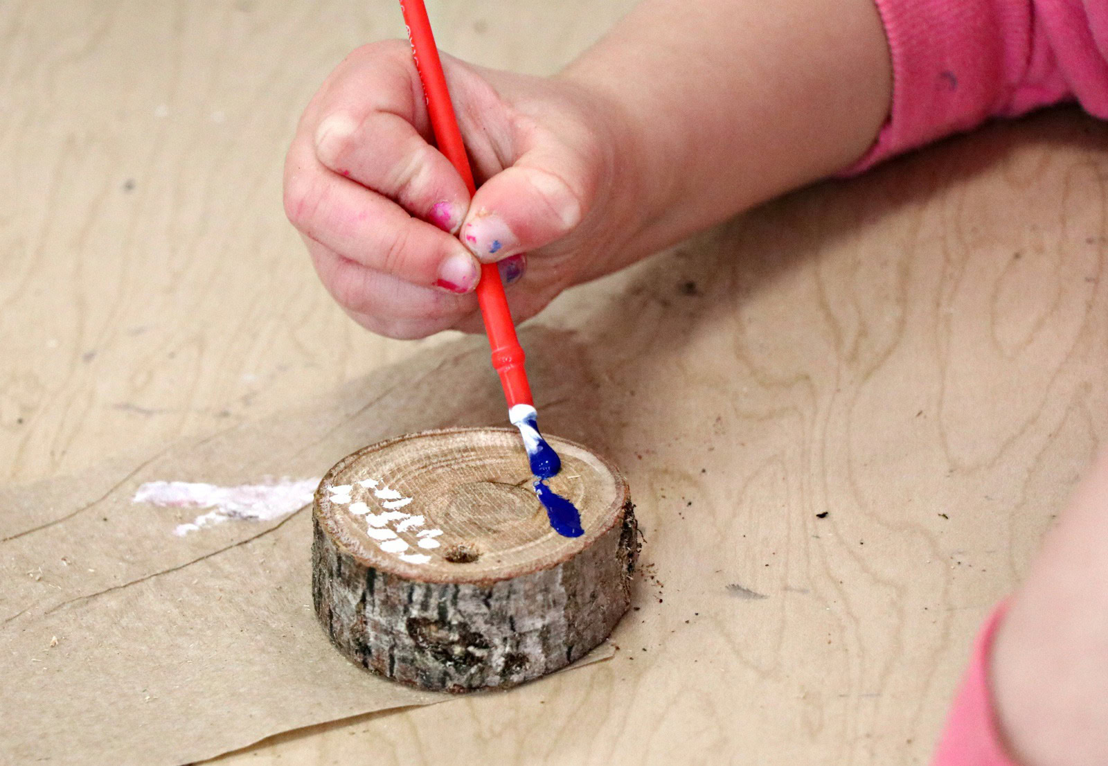 Making Tree Cookies WinterKids