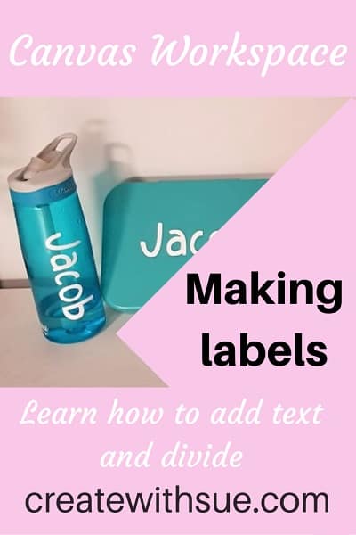 Making labels in downloaded version Canvas Workspace
