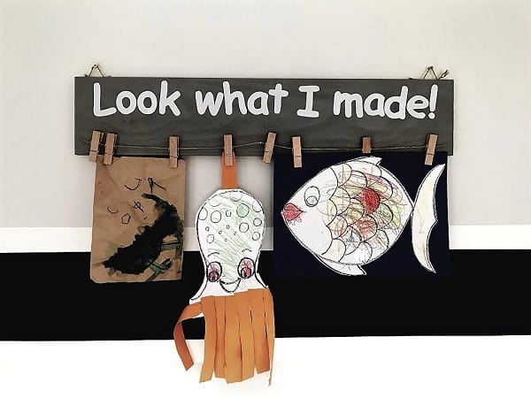 Creative ideas for vinyl sign 'look what I made'. Easy DIY