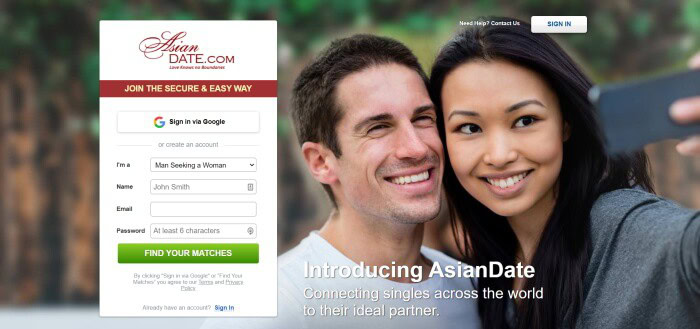 find your asian date