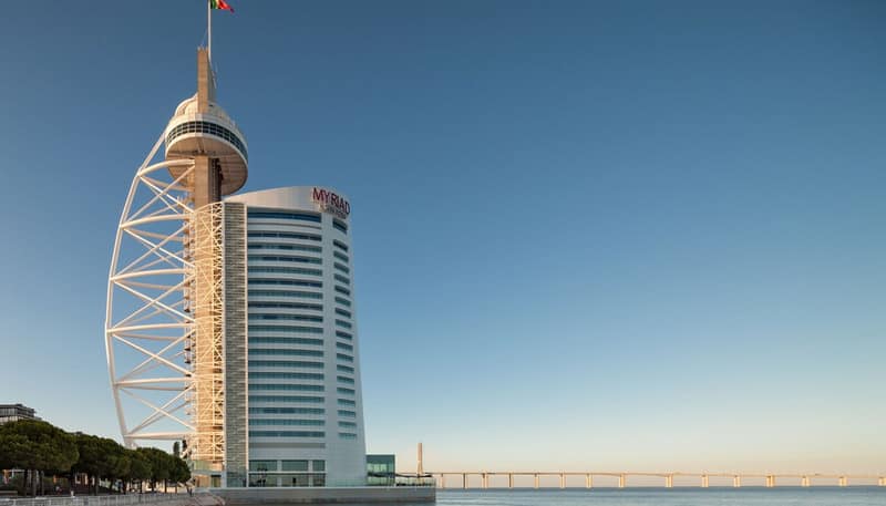 O moderno hotel Myriad by SANA em Lisboa O moderno hotel Myriad by SANA em Lisboa