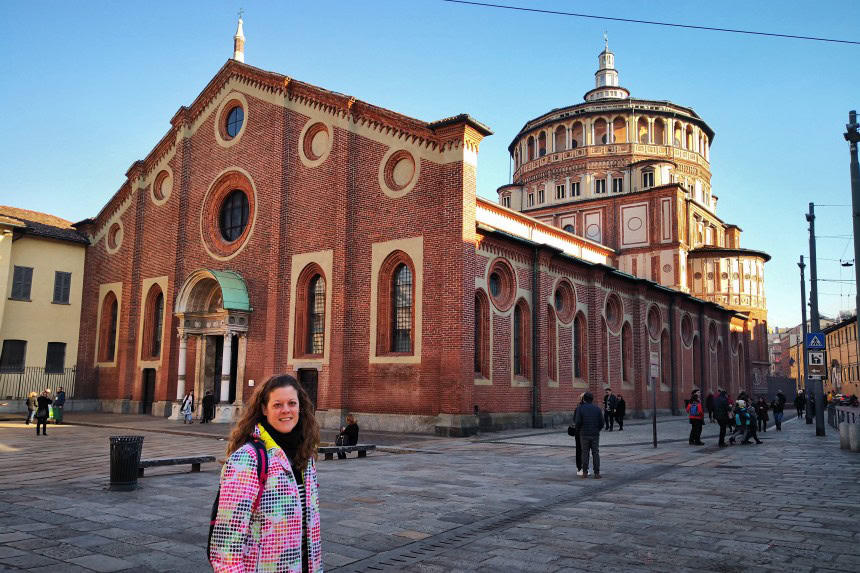 mapaymochila en Santa Maria delle Grazie