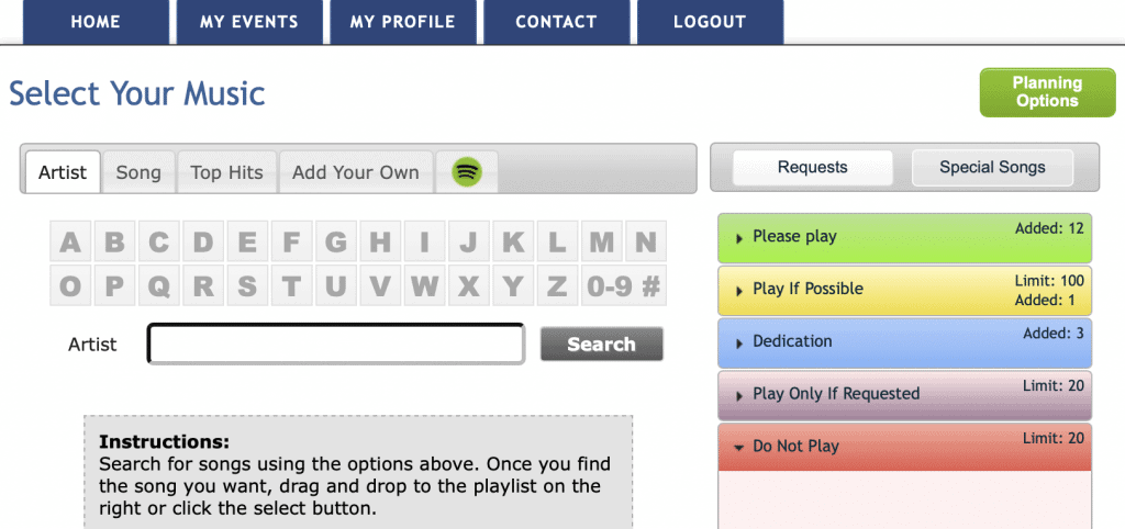 The "Do Not Play" list - it's a thing! 2 Event planning tools
