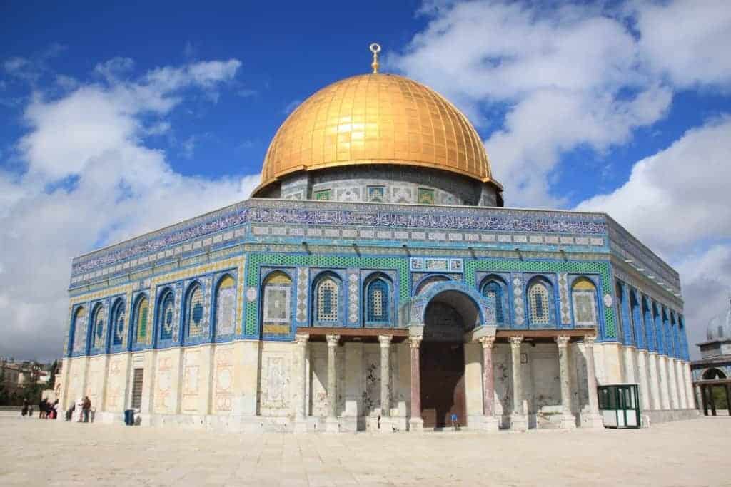 Dome of the Rock israel golden roof