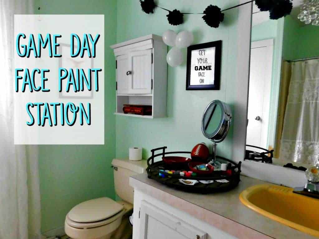 Game Day Face Paint Station