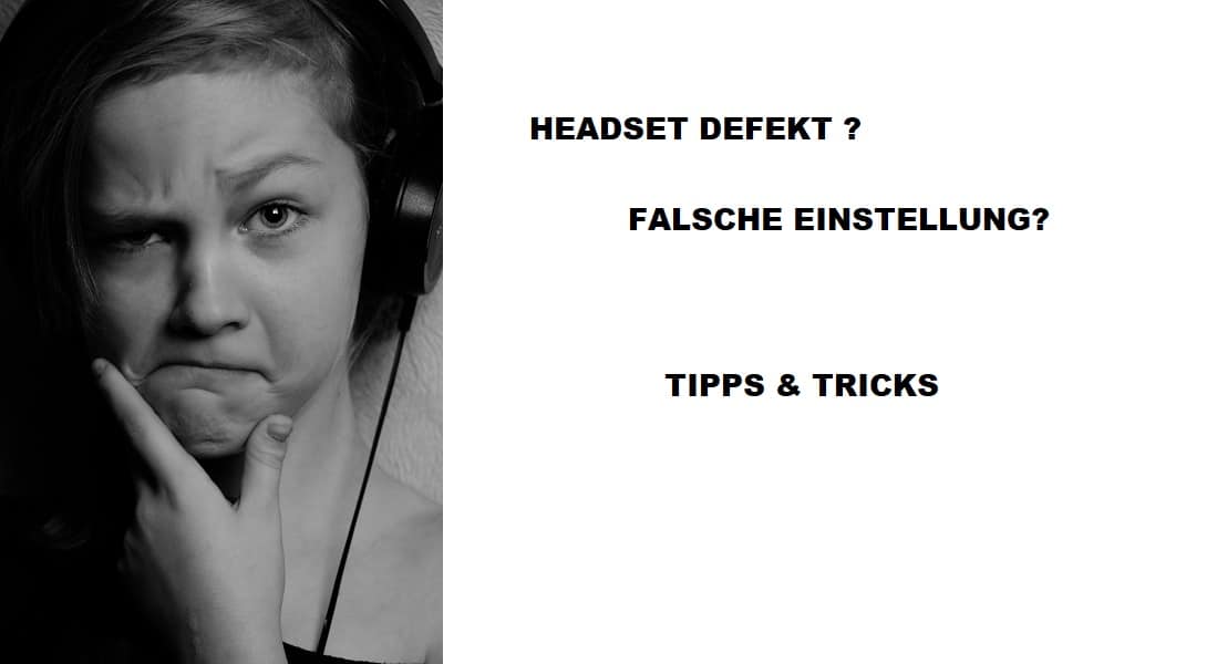 Headset funktioniert nicht