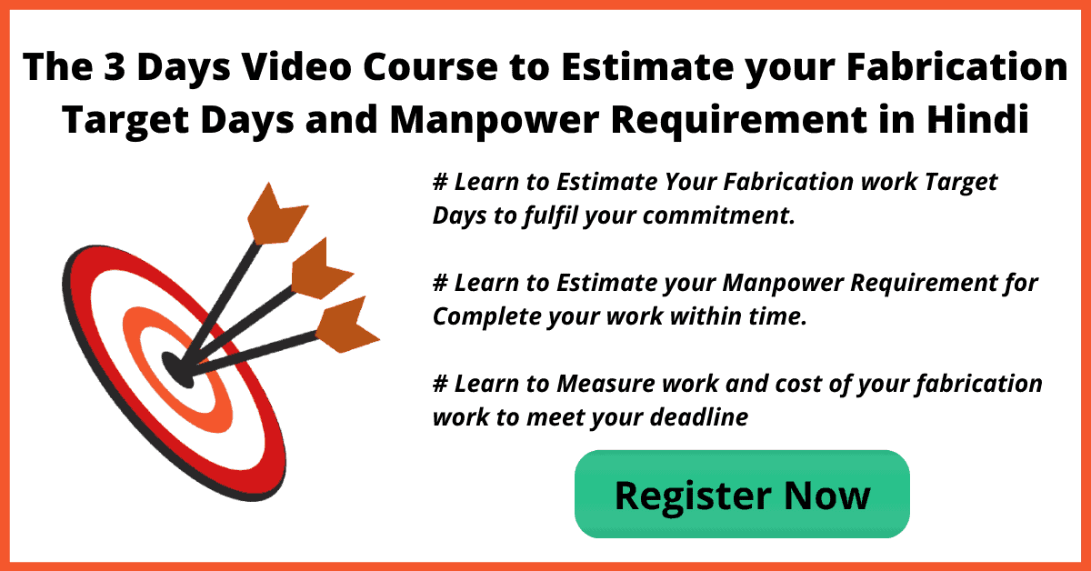 fabrication target days and manpower requirement estimation