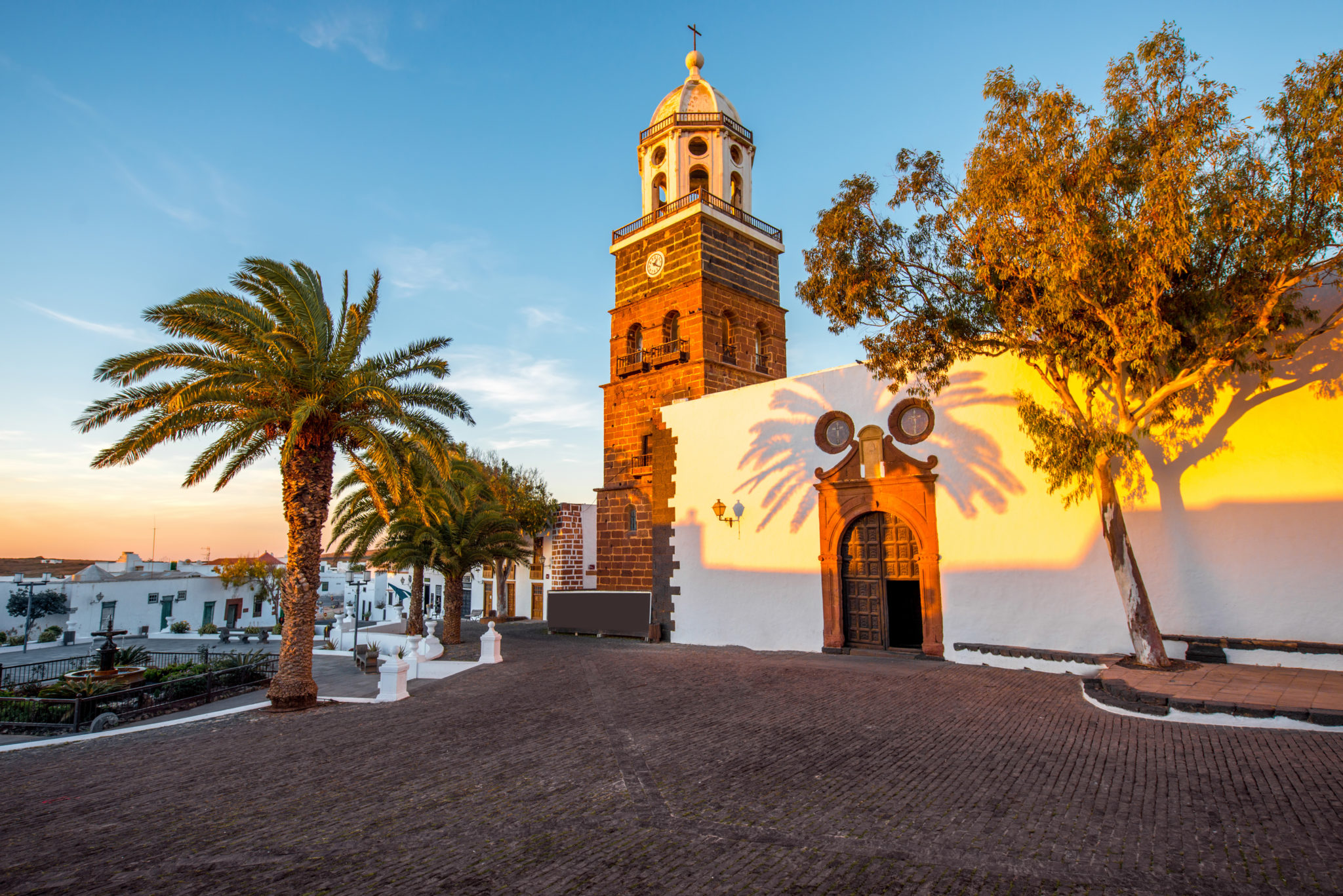Der schöne Ort Teguise auf Lanzarote