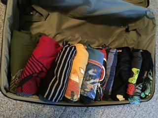 how to organize clothes