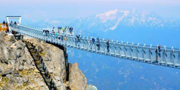 This suspension bridge is a summer treat in whistler, bc