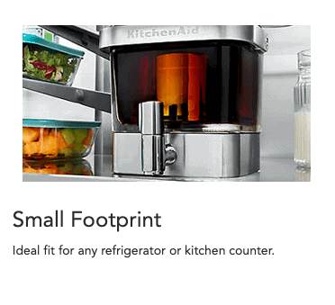 KitchenAid Cold Brew Coffee Maker Small Fridge Footprint