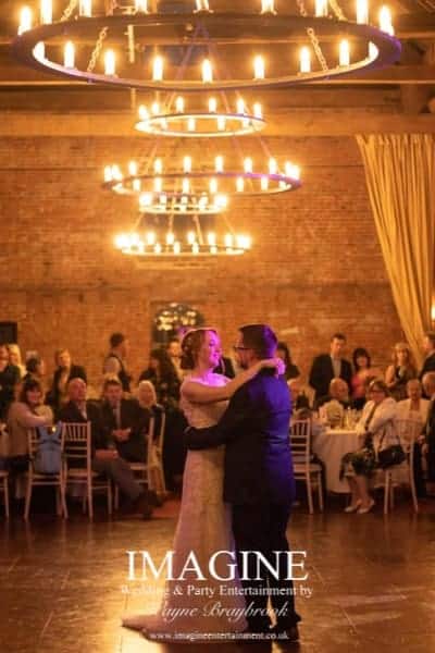 Is the lighting used during your first dance important? 2 Wedding DJ services from Imagine Wedding & Party Entertainment