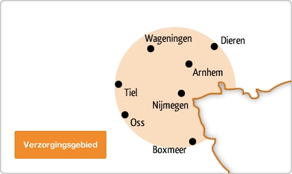 Verzorgingsgebied Verzorgingsgebied Glasambulance