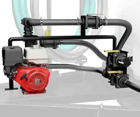 500 Gallon Water Trailer Spray Plumbing