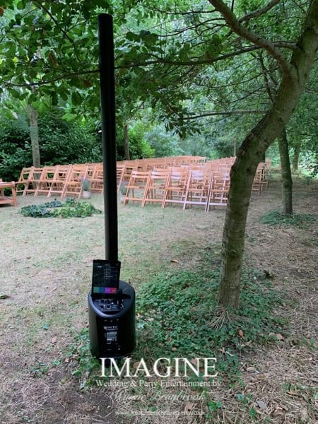 Why hire a DJ for your wedding ceremony? 1 Jemima & Ed's wedding at Horsley Hale Farm