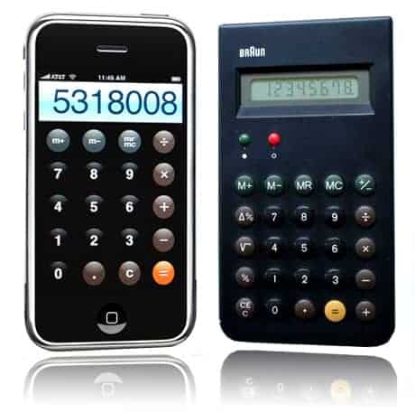 Apple borrowed from the Braun design Apple borrowed from the Braun design