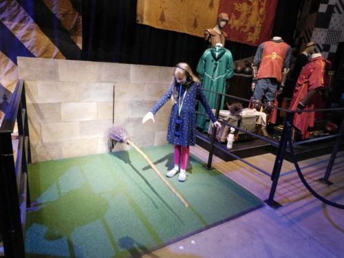 Raising a broom on the harry potter studio tour
