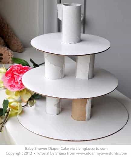 15 Creative Diaper Cakes Diy Baby Shower Party Ideas